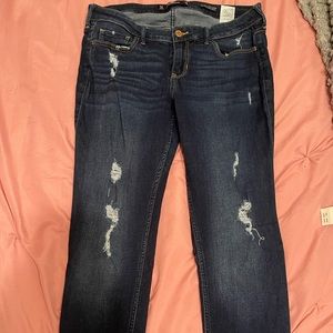 Hollister ripped jeans
